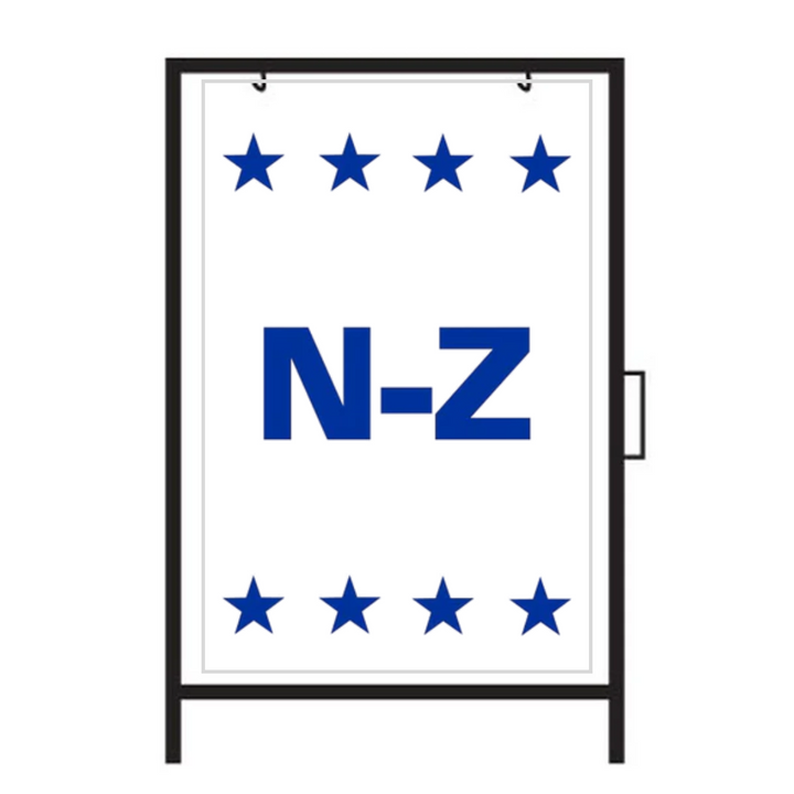 N-Z DOUBLE-SIDED Metal A-Frame Sign (SG-310A2)