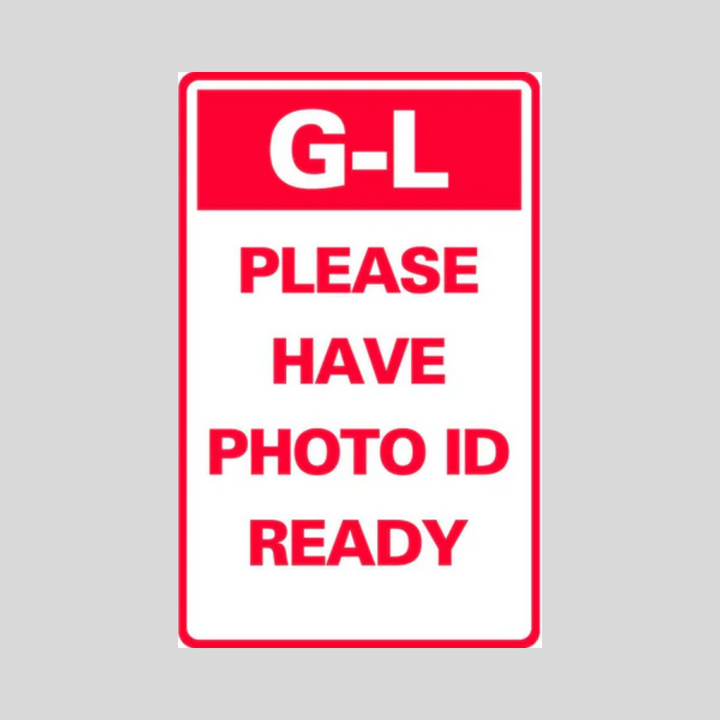 G-L PLEASE HAVE PHOTO READY Medium A-Frame Signs (SG-319C)