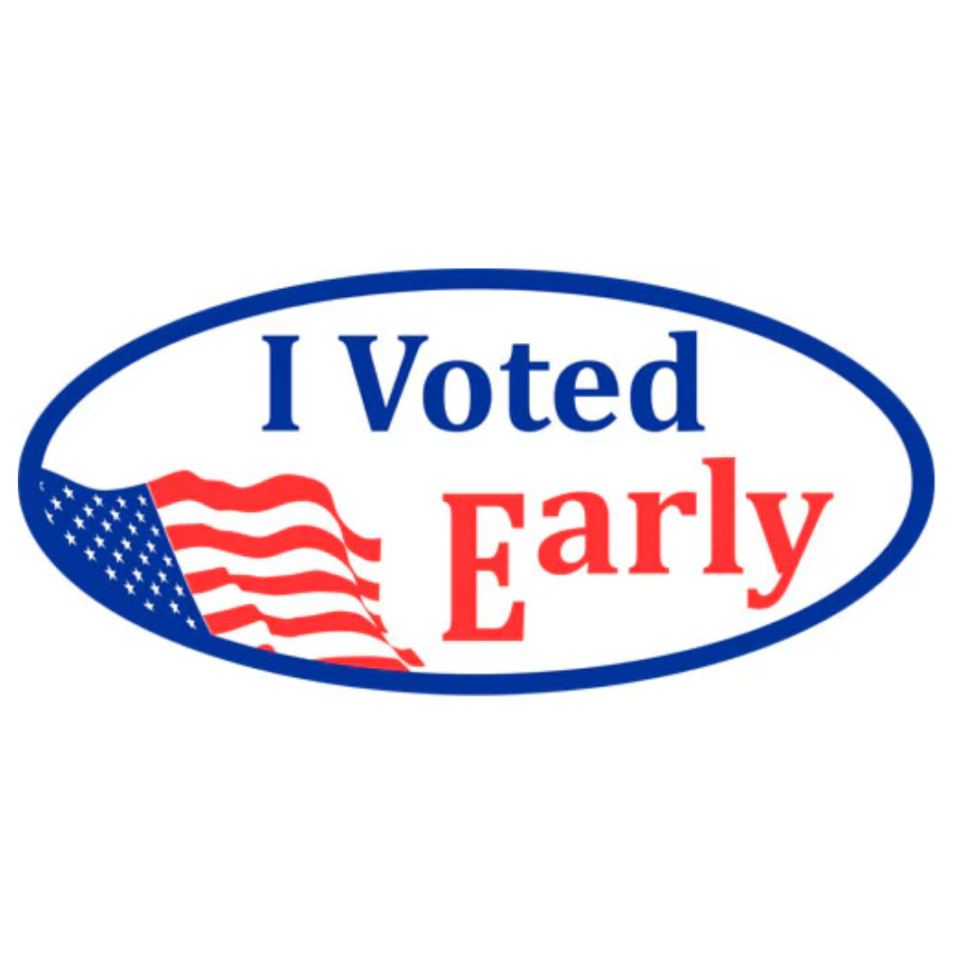 "I Voted Early" Stickers (PS-116)