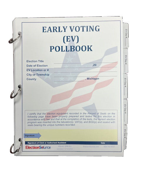 Electronic Poll Book - PS-401 EPB EV