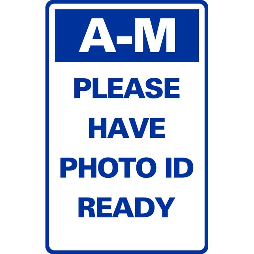 A-M PLEASE HAVE PHOTO ID READY SG-316H2