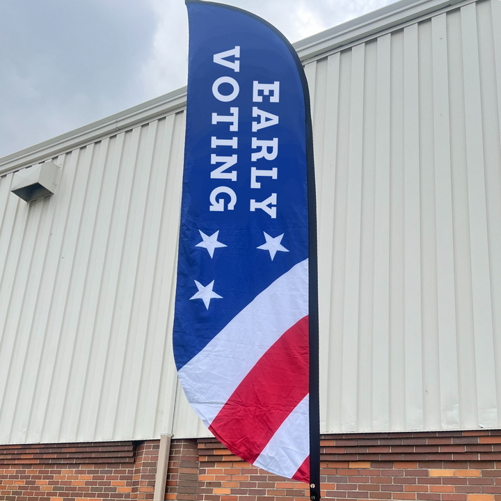 Early Voting Feather Banner (SG-FeatherEV)