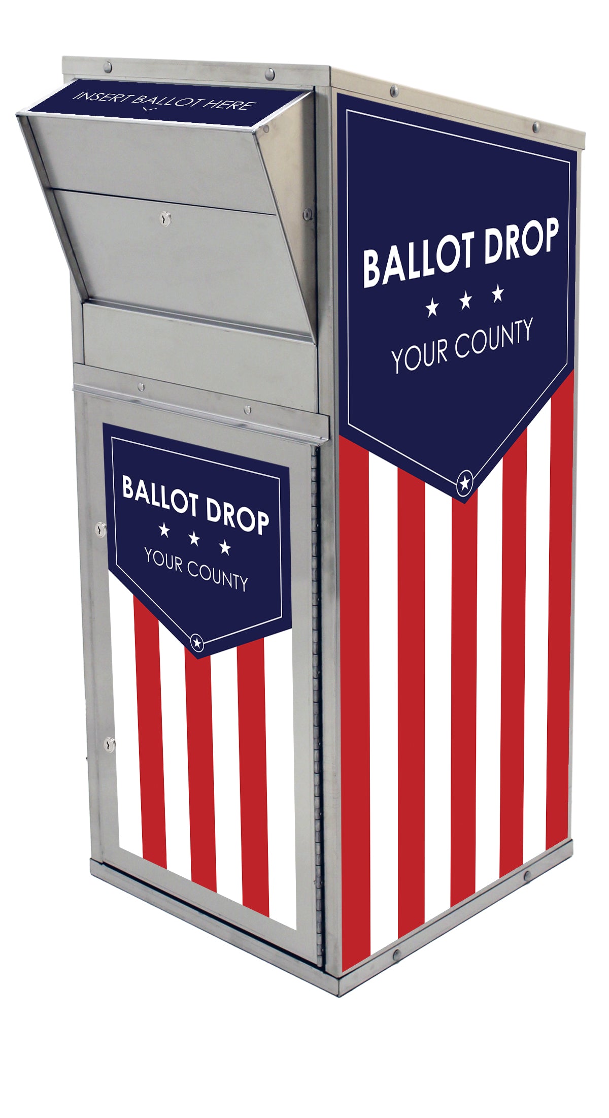 Ballot Drop with Collection Container