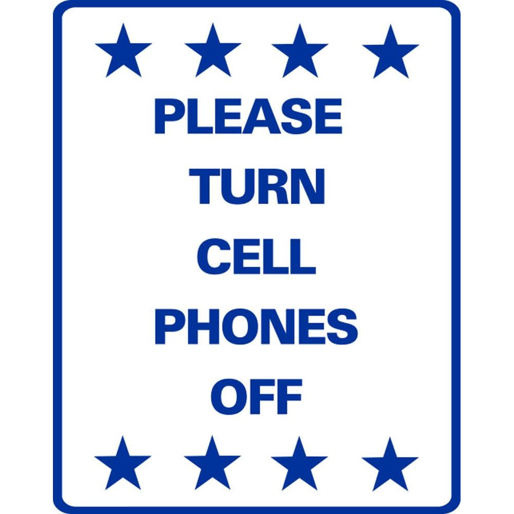 Please Turn Cell Phones Off SG-219J