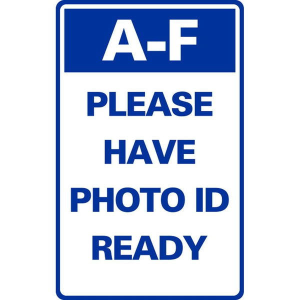 A-F PLEASE HAVE PHOTO ID READY SG-318F