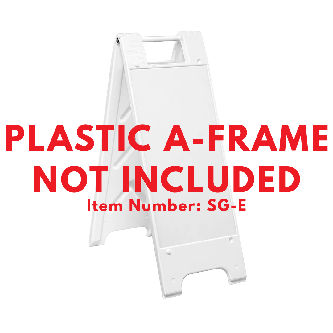 VOTE HERE/VOTE AQUI Slim Sign (SG-109E)