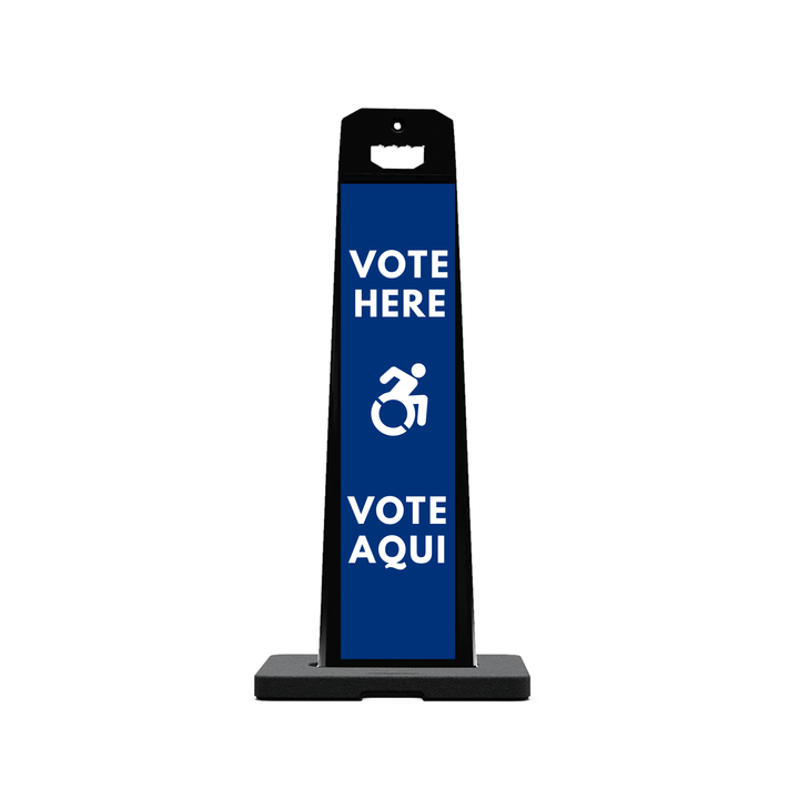 VOTE HERE VOTE AQUI Plasticade Stacking Sign (SG-109N)