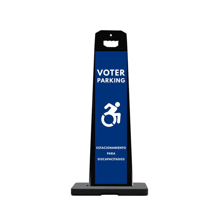 VOTER PARKING ESTACIONAMIENTO PARA DISCAPACITADOS Plasticade Stacking Sign (SG-108N)