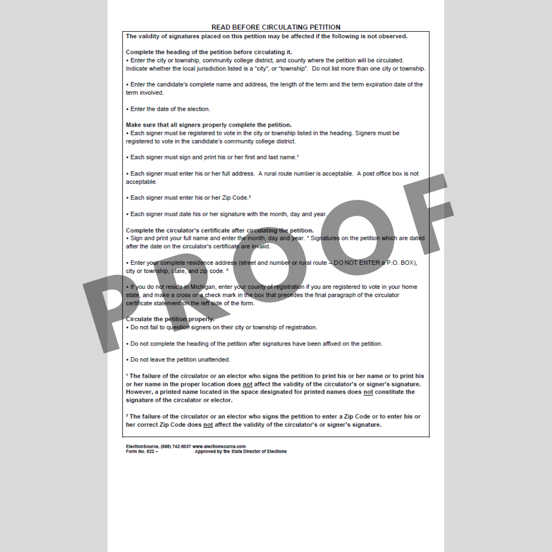 Petición de nominación (Community College)