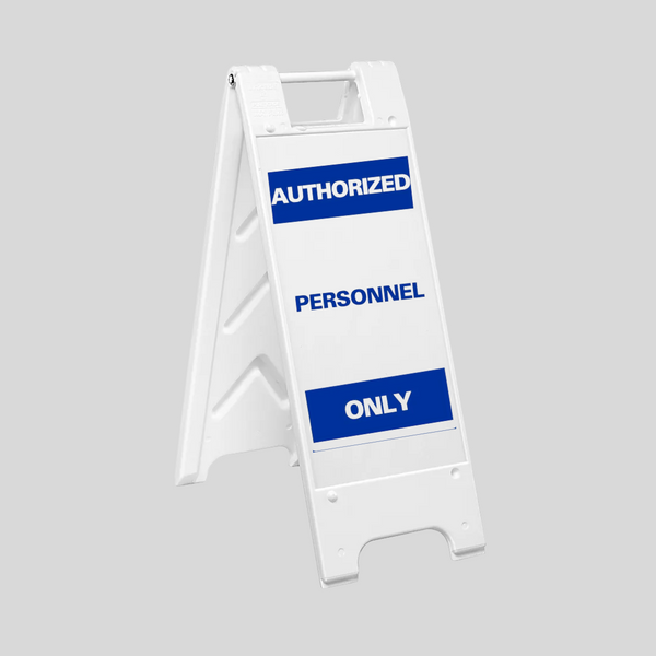 AUTHORIZED PERSONNEL ONLY Slim Sign SG-302E