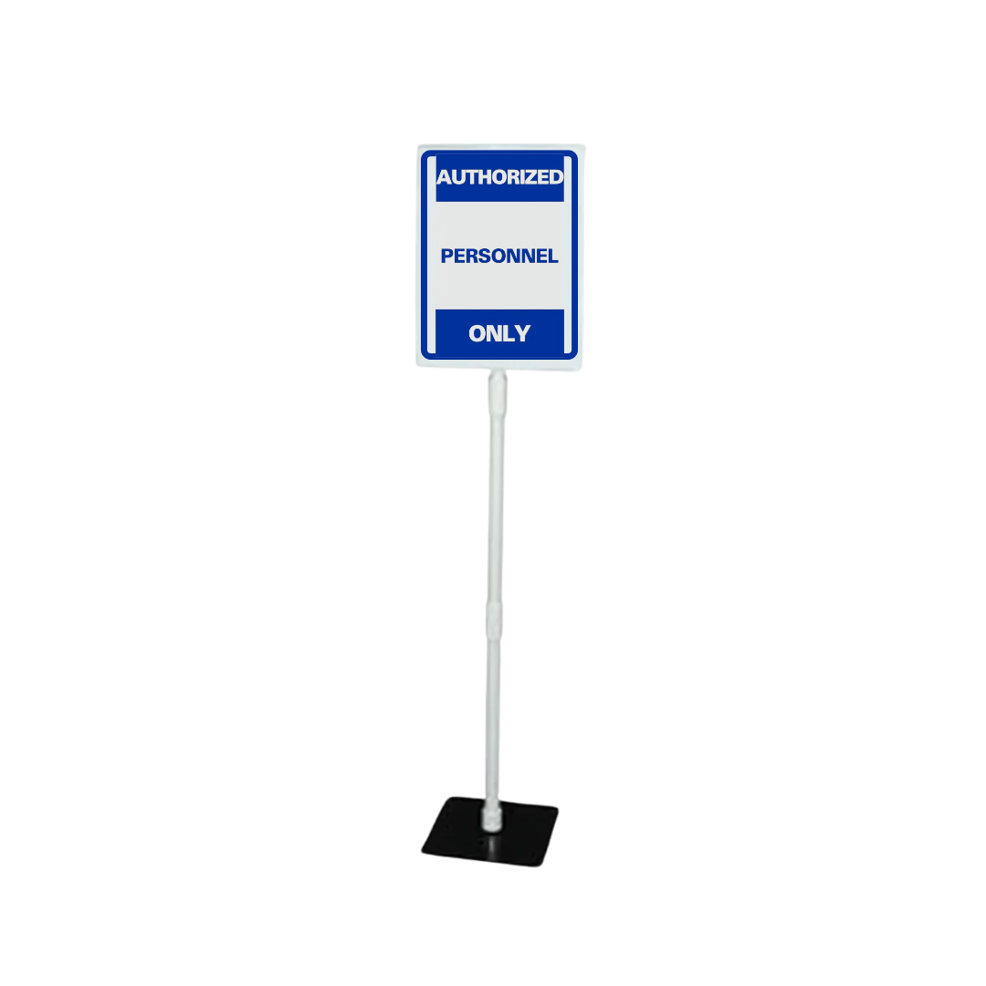 AUTHORIZED PERSONNEL ONLY Tabletop Sign SG-302J