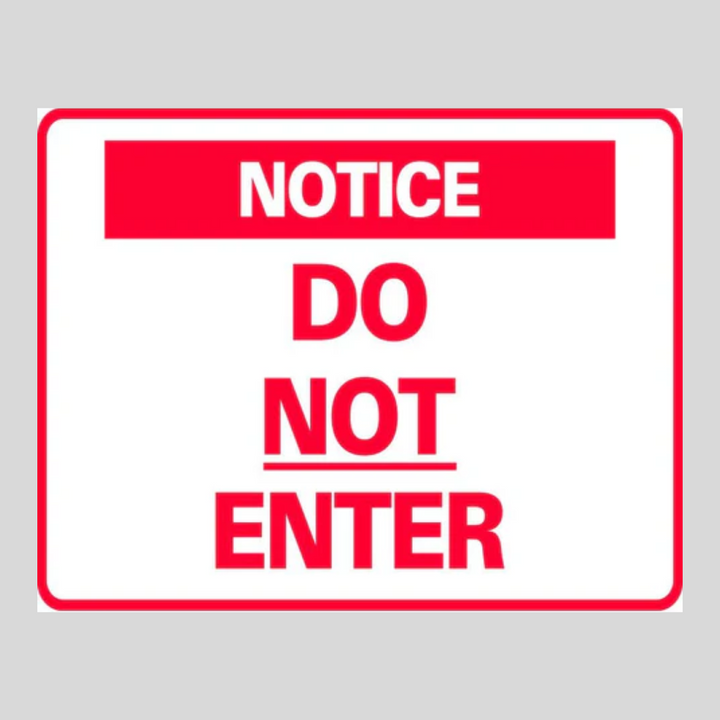 AVISO NO ENTRE SG-303D