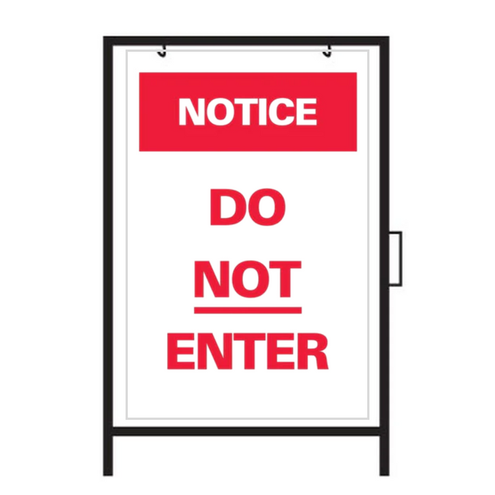 AVISO NO ENTRAR SG-303A