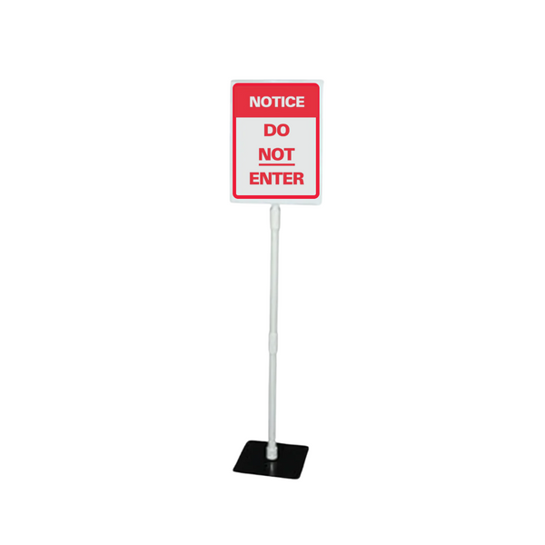 NOTICE DO NOT ENTER Tabletop Sign SG-303J