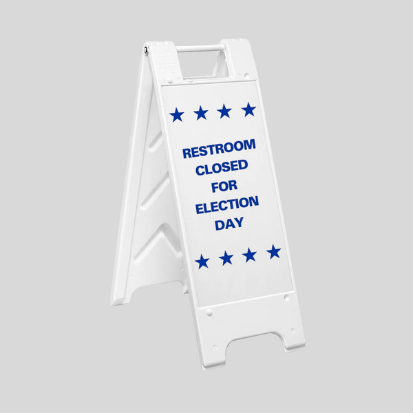 BAÑO CERRADO POR EL DÍA DE LAS ELECCIONES SG-304E