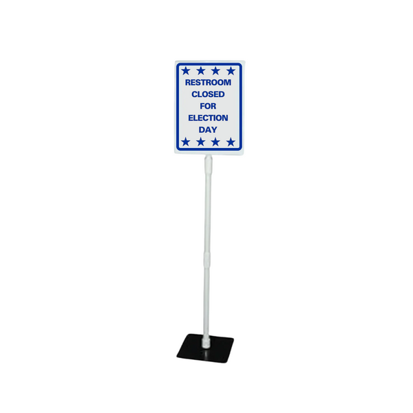 RESTROOM CLOSED FOR ELECTION DAY Tabletop Sign SG-304J