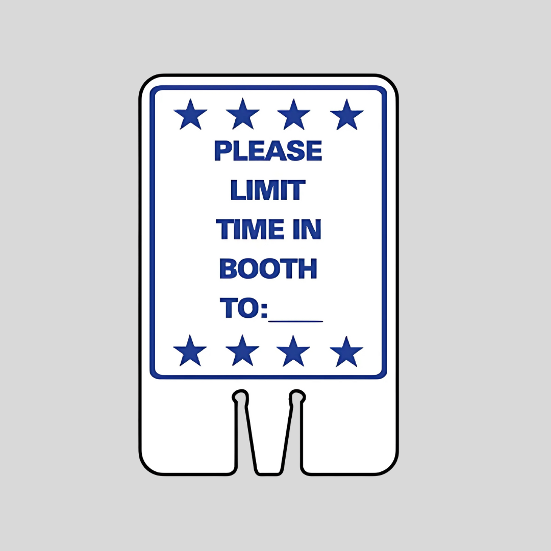 POR FAVOR LIMITE EL TIEMPO EN EL STAND A: ___ SG-306I1