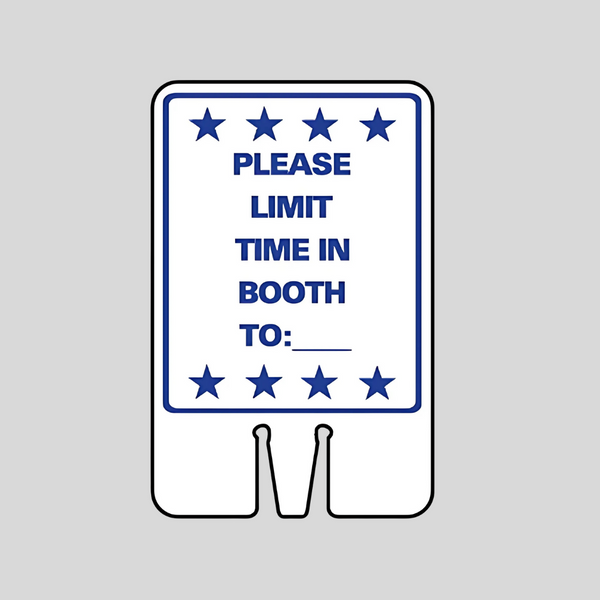 POR FAVOR LIMITE EL TIEMPO EN EL STAND A: ___ SG-306I1