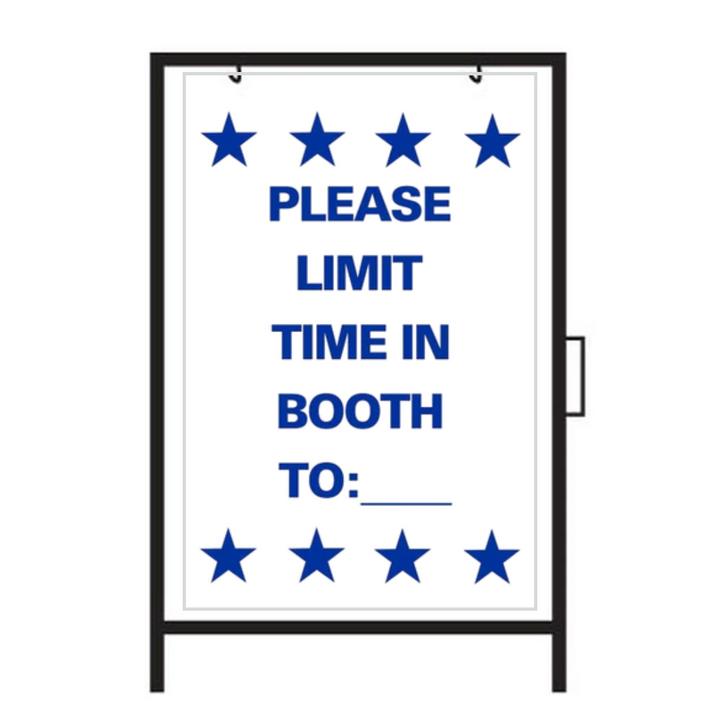 POR FAVOR LIMITE EL TIEMPO EN EL STAND A: ___ SG-306A