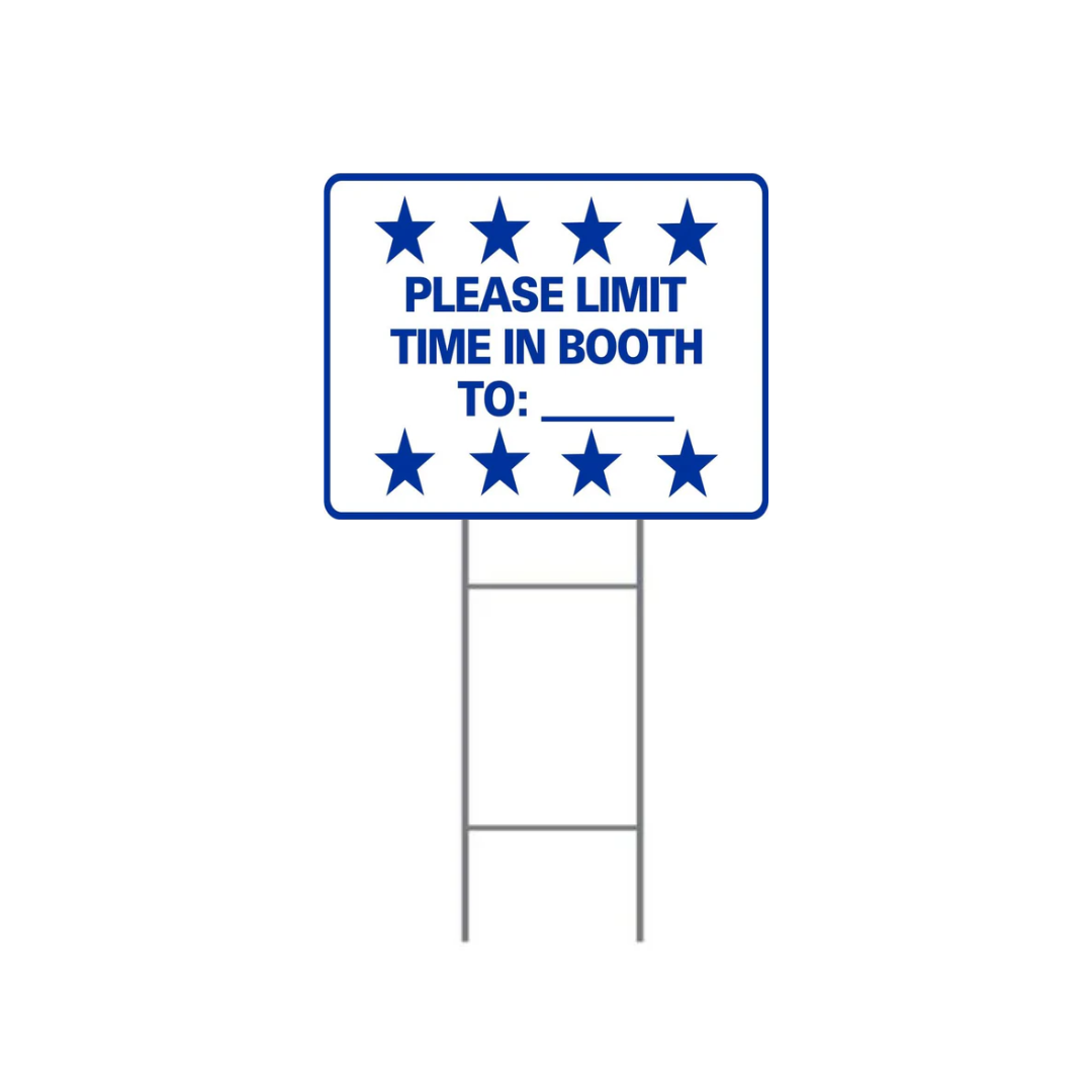 POR FAVOR LIMITE EL TIEMPO EN EL STAND A: ___ SG-306D
