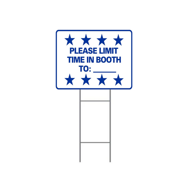 POR FAVOR LIMITE EL TIEMPO EN EL STAND A: ___ SG-306D