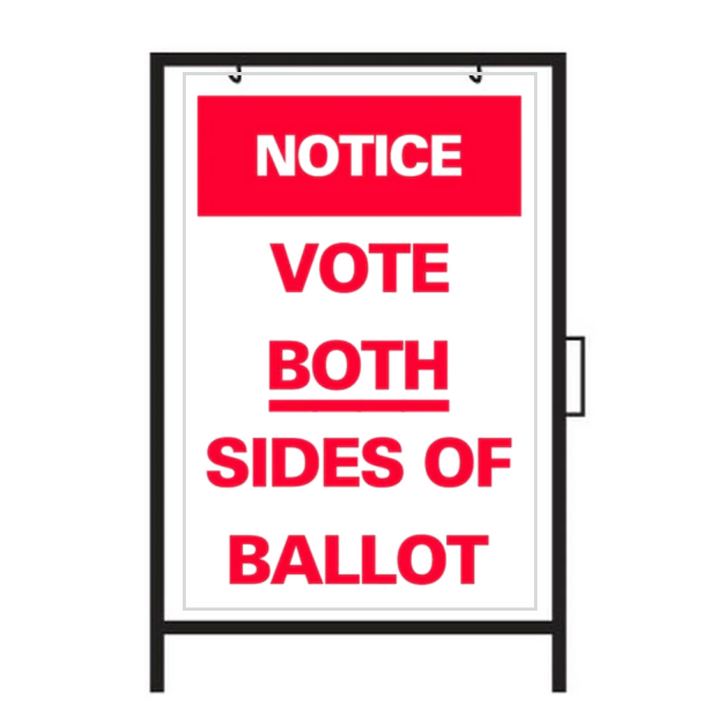 AVISO VOTAR EN AMBOS LADOS DE LA BOLETA SG-307A