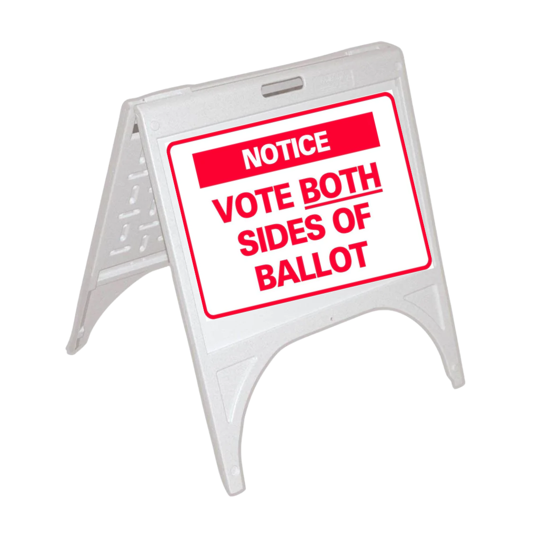 AVISO VOTAR EN AMBOS LADOS DE LA BOLETA SG-307D