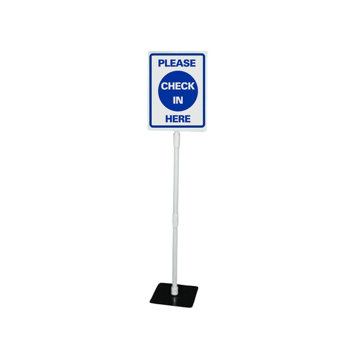 PLEASE CHECK IN HERE Tabletop Sign (SG-308J)