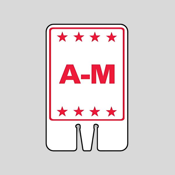 A-M DOUBLE-SIDED Cone Topper Sign SG-309I2