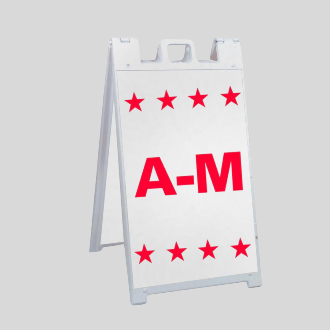 A-M Large A-Frame Sign (SG-309B)
