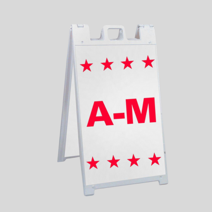 A-M Large A-Frame Sign (SG-309B)