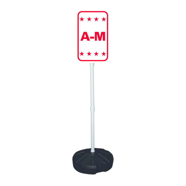 A-M Weightable Base Sign SG-309H