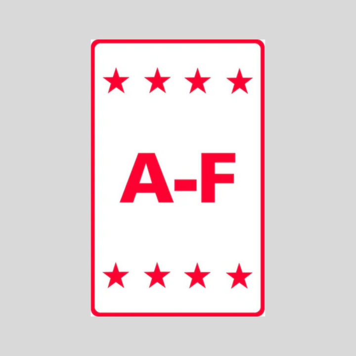 A-F Tabletop Sign (SG-311J)