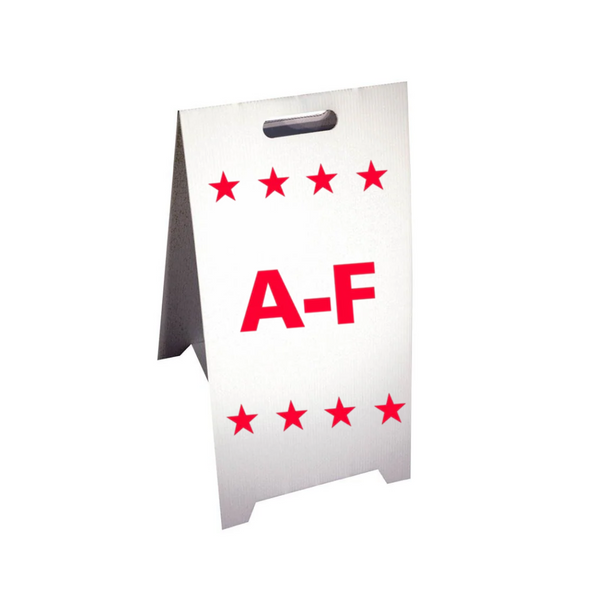 A-F Corrugated A-Frame Sign (SG-311F)