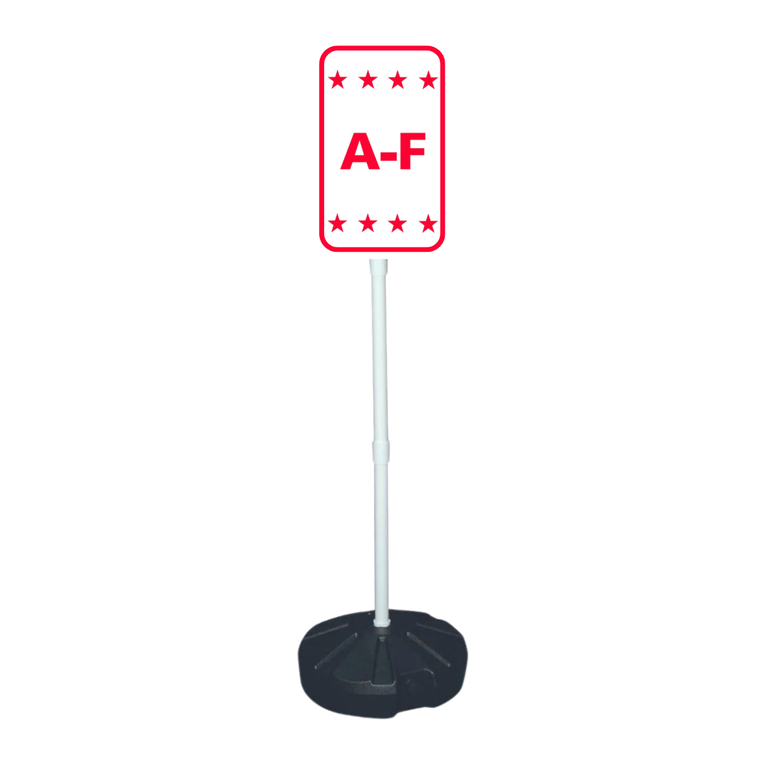 A-F Weightable Base Sign (SG-311H)