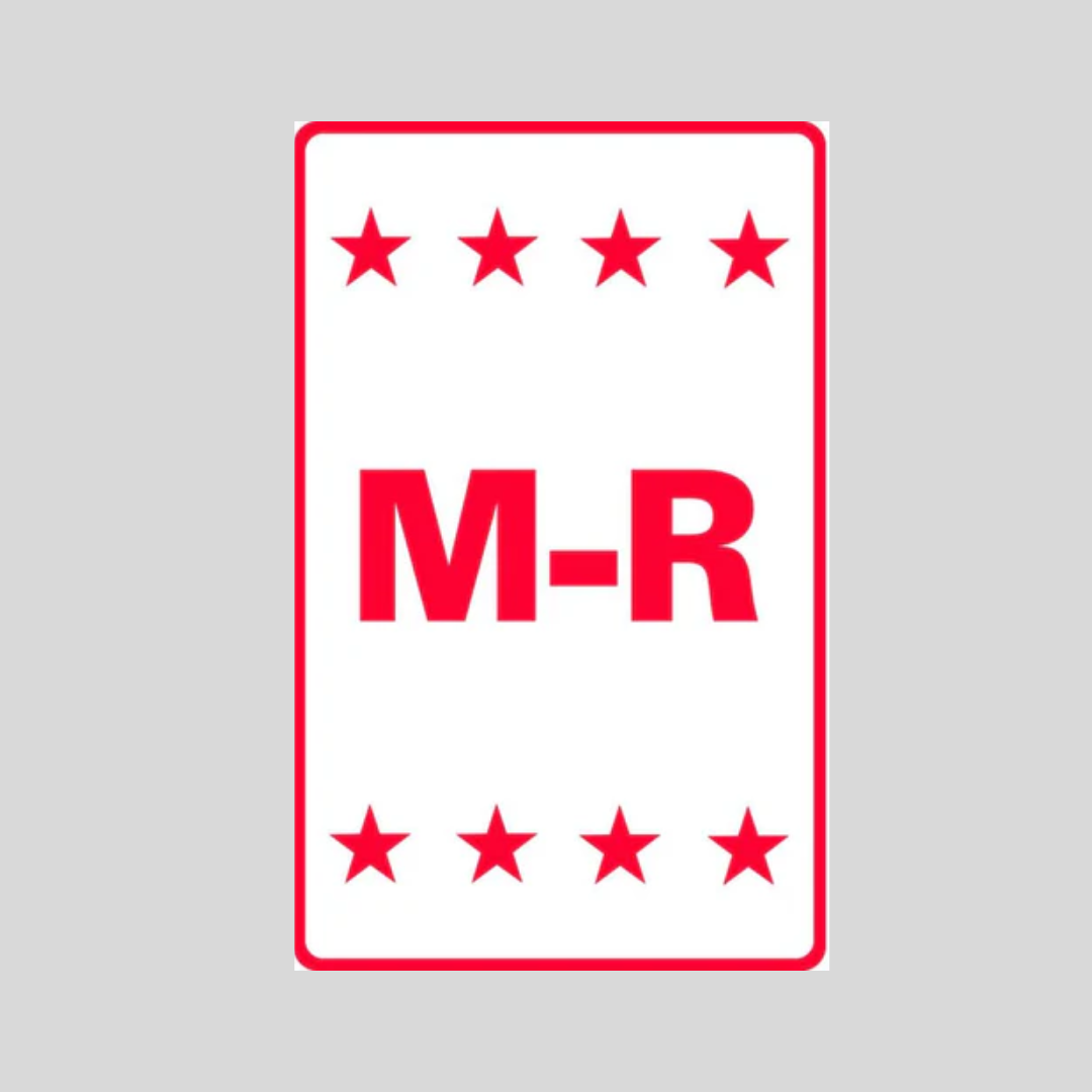 M-R Tabletop Sign Only SG-313JS