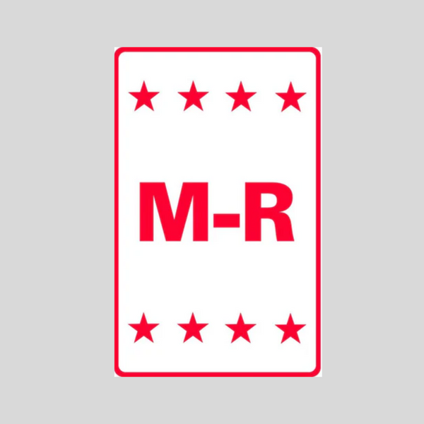 M-R Tabletop Sign Only SG-313JS