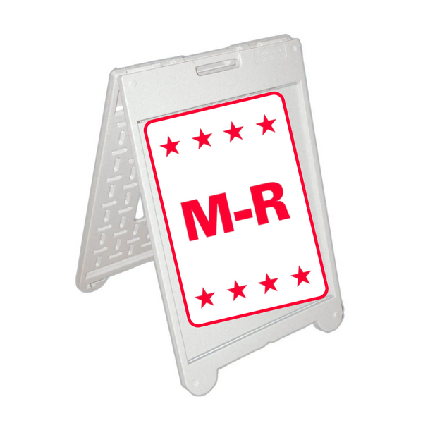 M-R Medium A-Frame Sign (SG-313C)