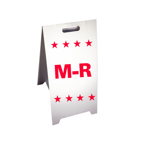 M-R Corrugated A-Frame Sign (SG-313F)