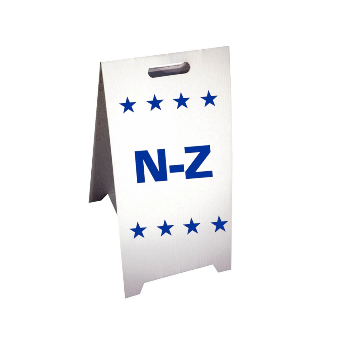 N-Z Corrugated A-Frame Sign (SG-310F)