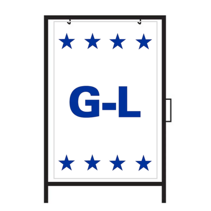 G-L Metal A-Frame Sign (SG-312A)
