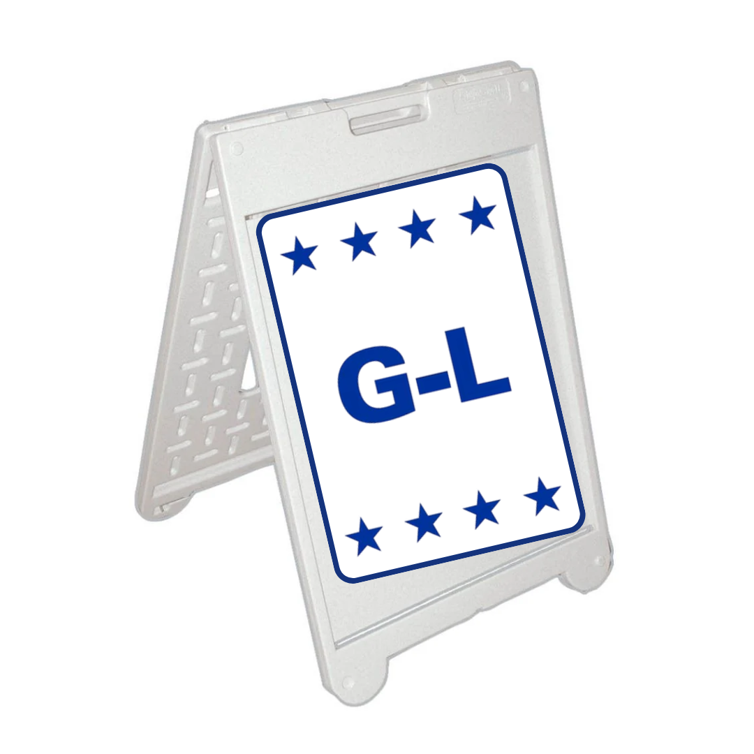 G-L Medium A-Frame Sign (SG-312C)