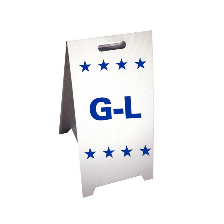 G-L Corrugated A-Frame Sign (SG-312F)