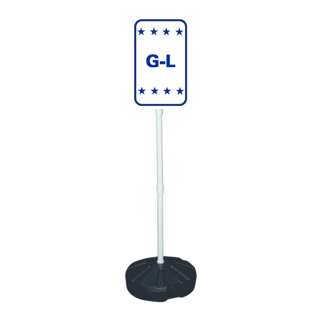 G-L Weightable Base Sign (SG-312H)