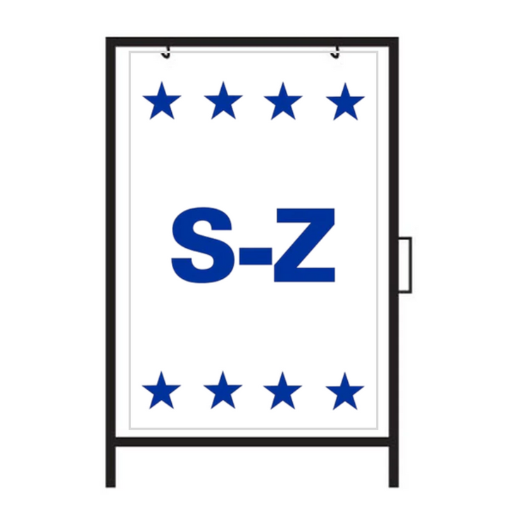 S-Z Metal A-Frame Sign (SG-314A)