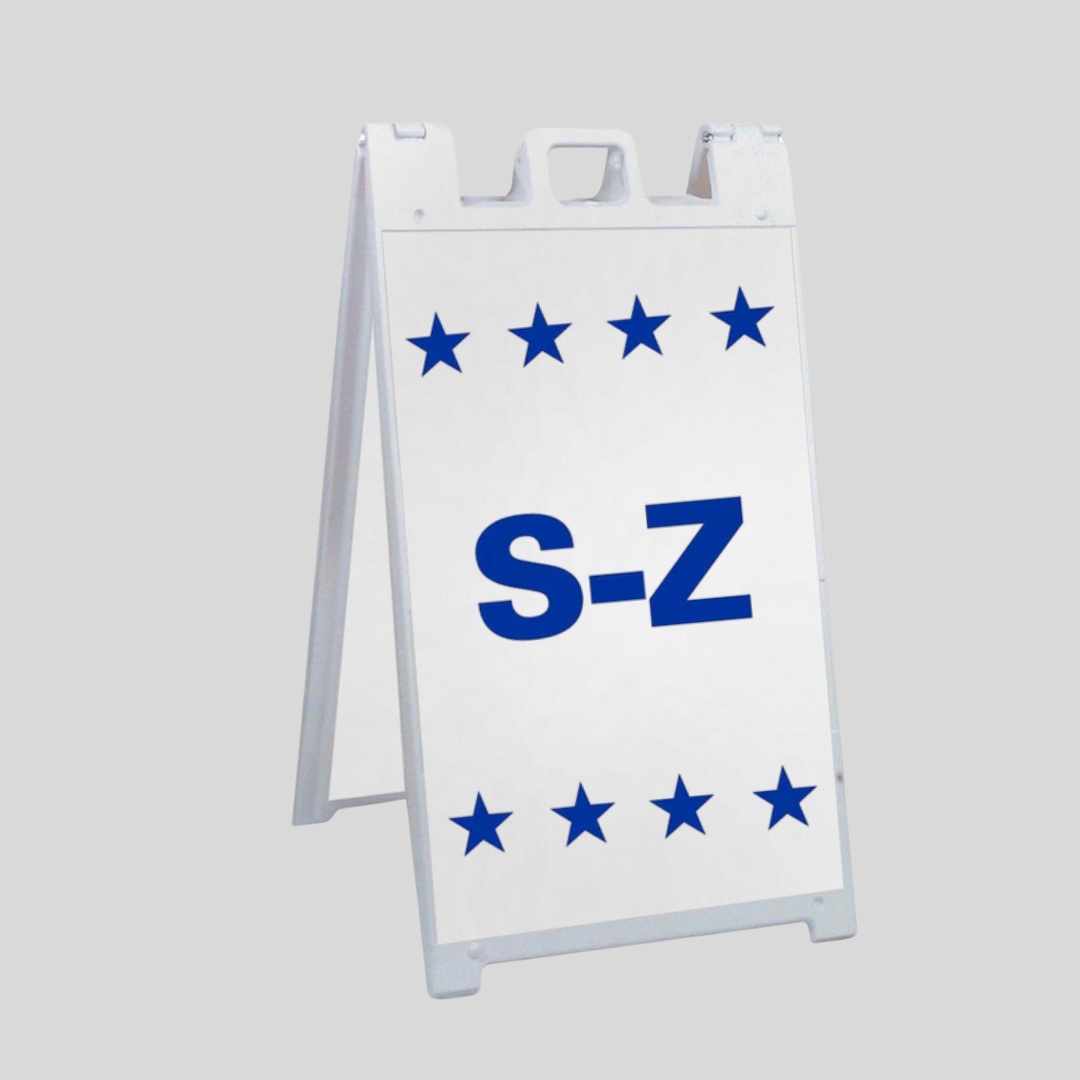 S-Z Large A-Frame Sign (SG-314B)