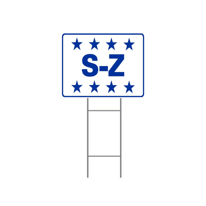 S-Z H-Stake Sign (SG-314D2)