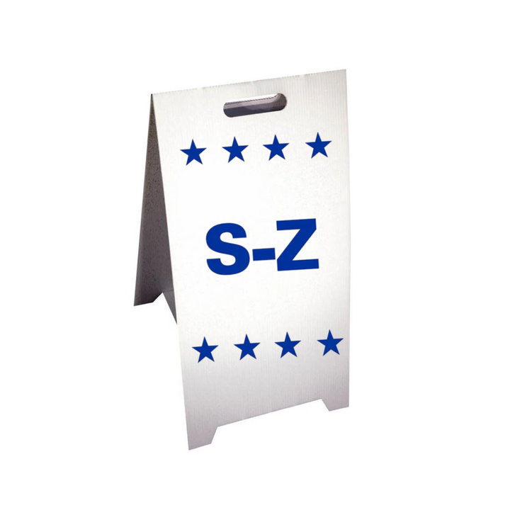 S-Z Corrugated A-Frame Sign (SG-314F)
