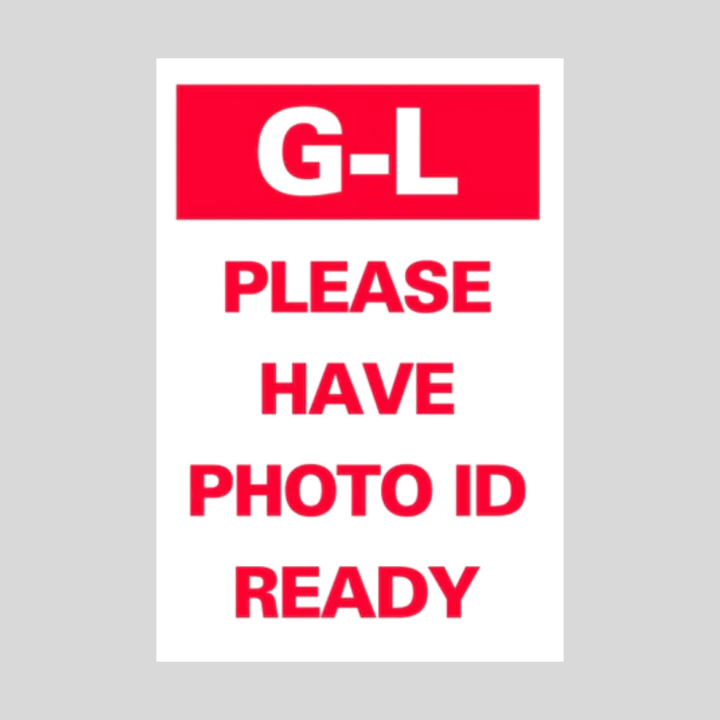 G-L PLEASE HAVE PHOTO READY Corrugated A-Frame Sign (SG-319F)