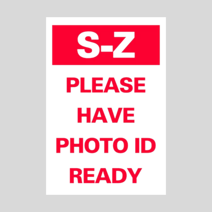 S-Z POR FAVOR TENGA LISTA IDENTIFICACIÓN CON FOTO SG-321F